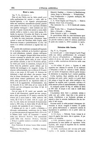 L' Italia agricola giornale di agricoltura