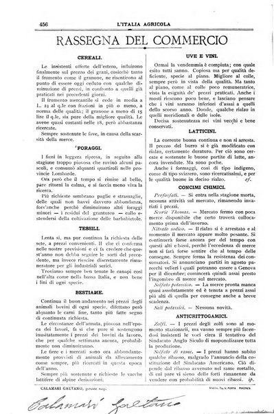 L' Italia agricola giornale di agricoltura