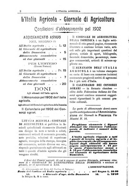 L' Italia agricola giornale di agricoltura