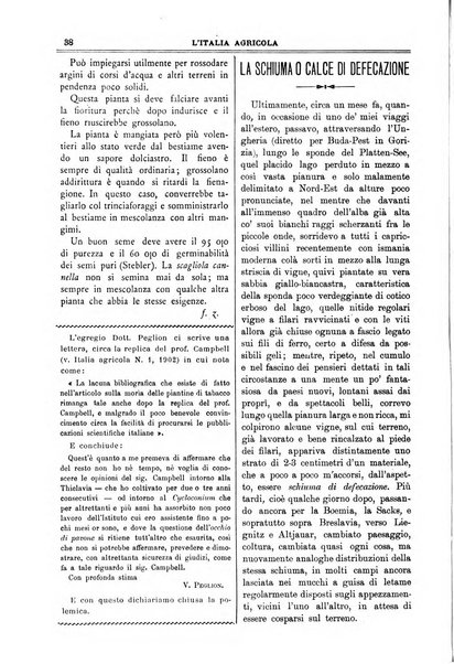 L' Italia agricola giornale di agricoltura