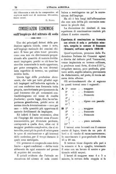 L' Italia agricola giornale di agricoltura