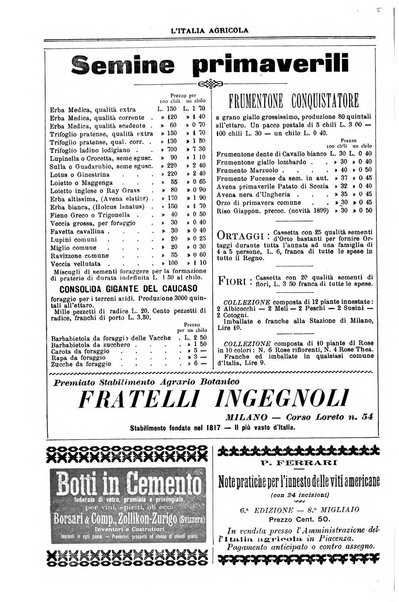 L' Italia agricola giornale di agricoltura