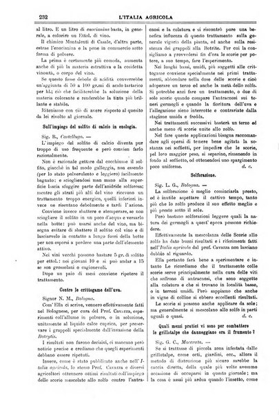 L' Italia agricola giornale di agricoltura