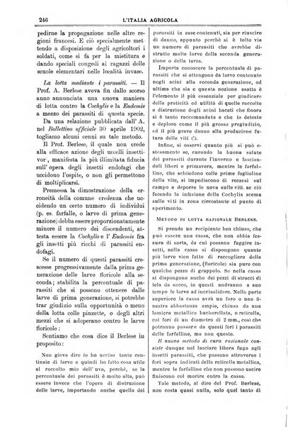 L' Italia agricola giornale di agricoltura