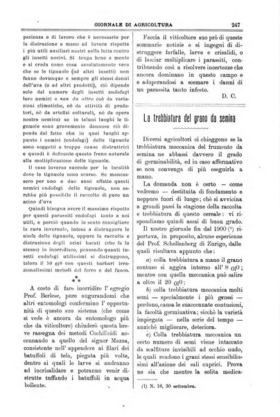 L' Italia agricola giornale di agricoltura