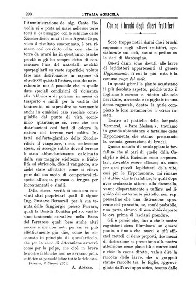 L' Italia agricola giornale di agricoltura