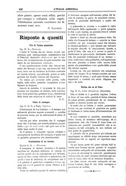 L' Italia agricola giornale di agricoltura