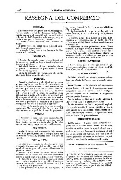 L' Italia agricola giornale di agricoltura