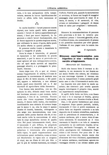 L' Italia agricola giornale di agricoltura