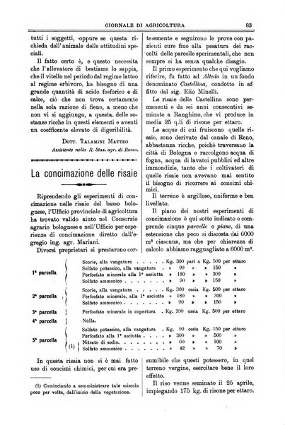 L' Italia agricola giornale di agricoltura