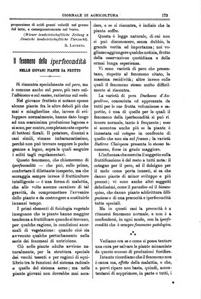 L' Italia agricola giornale di agricoltura