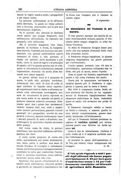 L' Italia agricola giornale di agricoltura