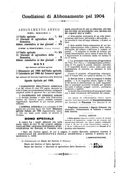 L' Italia agricola giornale di agricoltura