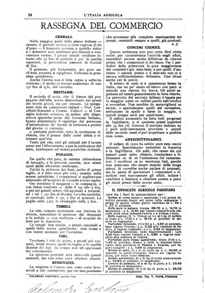 L' Italia agricola giornale di agricoltura