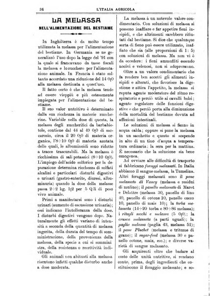 L' Italia agricola giornale di agricoltura