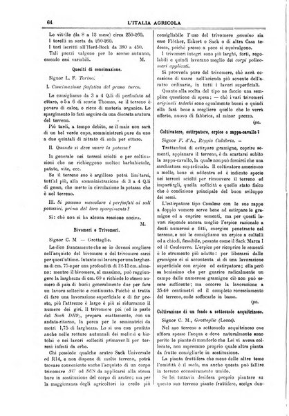 L' Italia agricola giornale di agricoltura