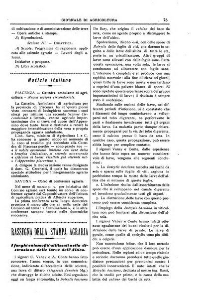 L' Italia agricola giornale di agricoltura