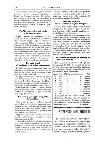 L' Italia agricola giornale di agricoltura