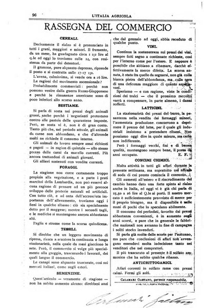 L' Italia agricola giornale di agricoltura