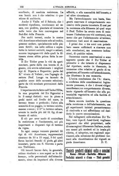 L' Italia agricola giornale di agricoltura