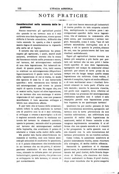 L' Italia agricola giornale di agricoltura