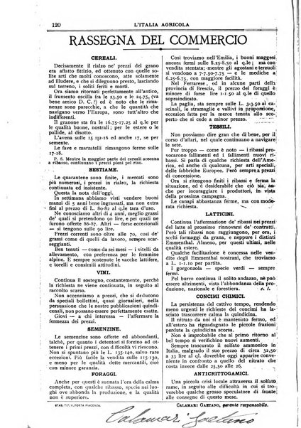 L' Italia agricola giornale di agricoltura