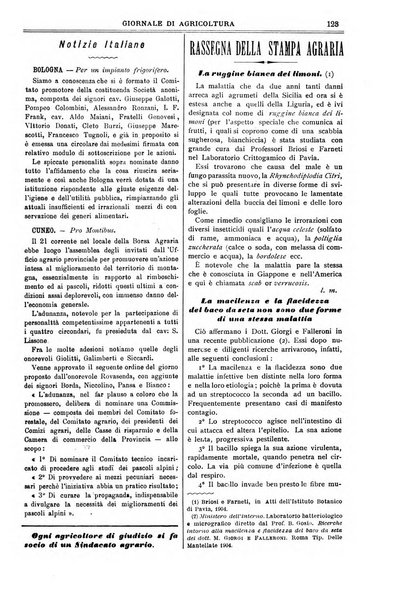 L' Italia agricola giornale di agricoltura