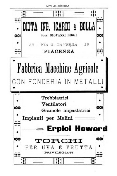 L' Italia agricola giornale di agricoltura