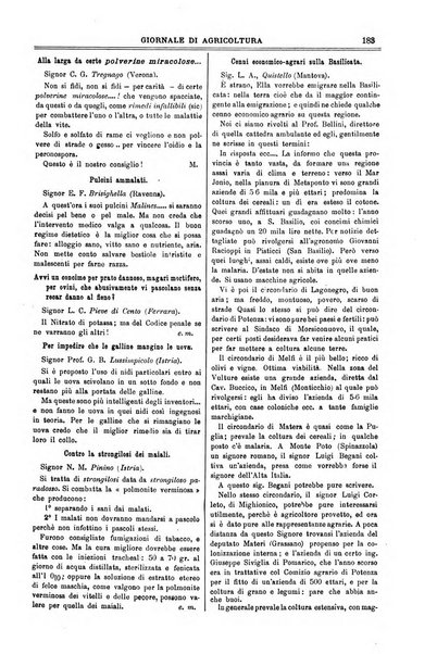 L' Italia agricola giornale di agricoltura