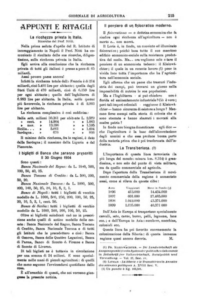 L' Italia agricola giornale di agricoltura