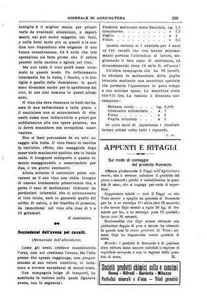 L' Italia agricola giornale di agricoltura