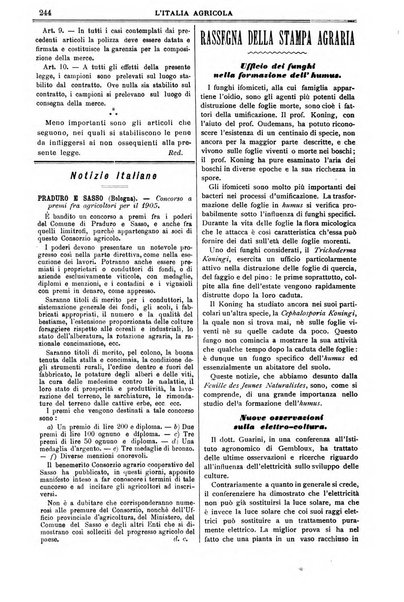 L' Italia agricola giornale di agricoltura