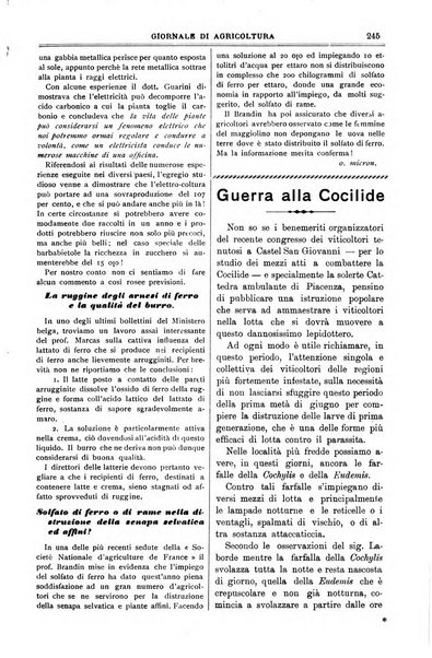 L' Italia agricola giornale di agricoltura