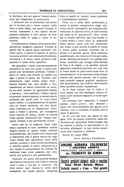 L' Italia agricola giornale di agricoltura