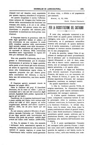 L' Italia agricola giornale di agricoltura