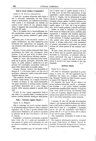 L' Italia agricola giornale di agricoltura