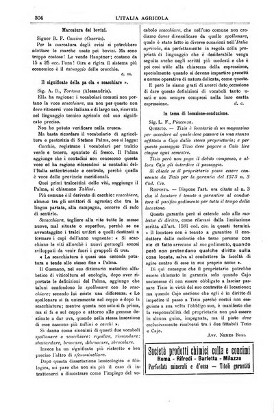 L' Italia agricola giornale di agricoltura