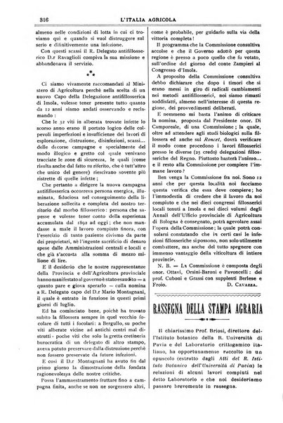 L' Italia agricola giornale di agricoltura