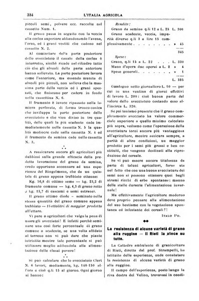 L' Italia agricola giornale di agricoltura