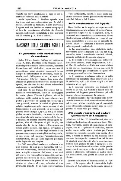 L' Italia agricola giornale di agricoltura