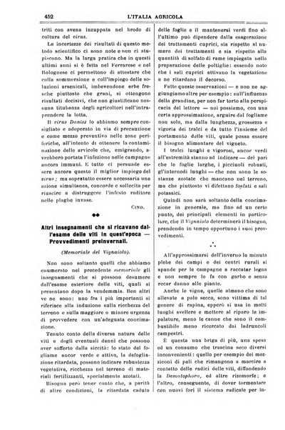 L' Italia agricola giornale di agricoltura