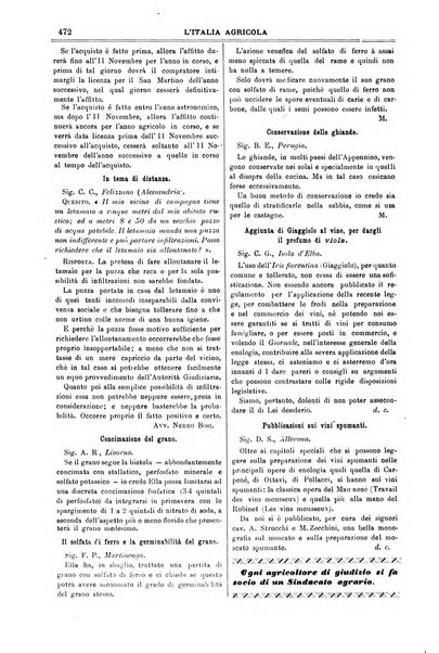 L' Italia agricola giornale di agricoltura