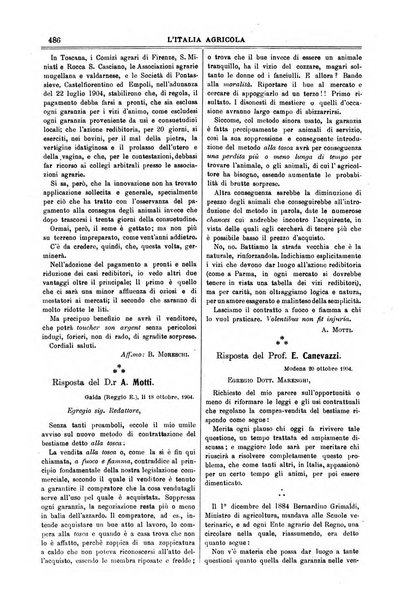 L' Italia agricola giornale di agricoltura