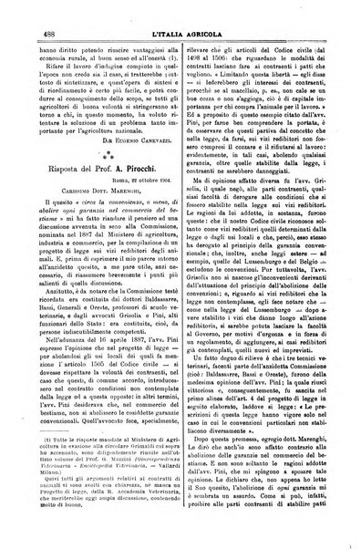 L' Italia agricola giornale di agricoltura