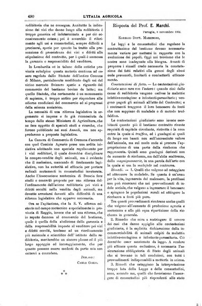 L' Italia agricola giornale di agricoltura