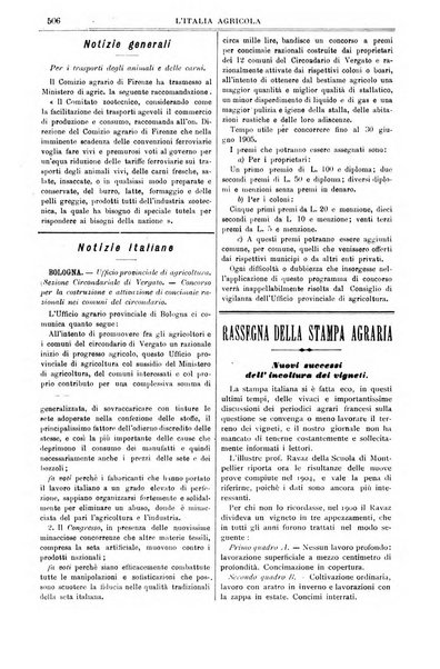 L' Italia agricola giornale di agricoltura