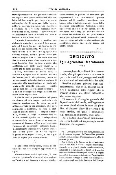 L' Italia agricola giornale di agricoltura