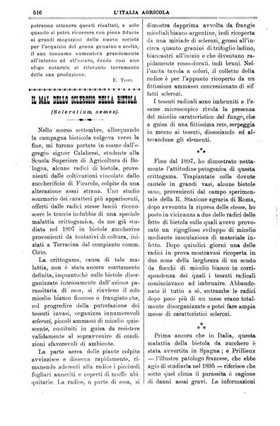 L' Italia agricola giornale di agricoltura