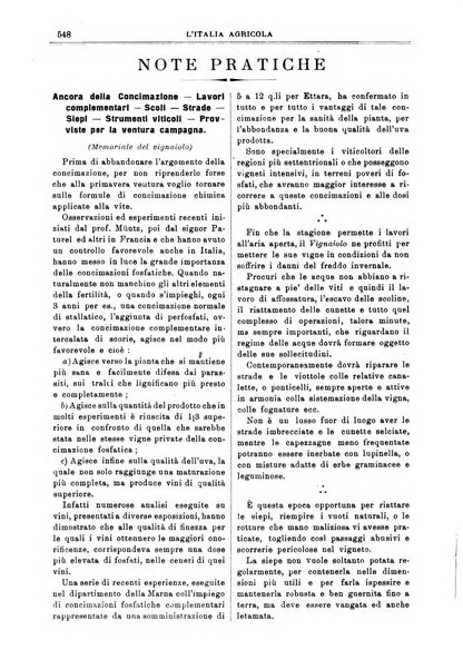 L' Italia agricola giornale di agricoltura