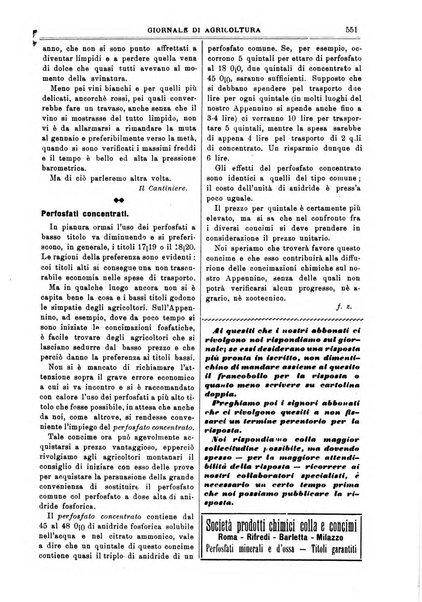 L' Italia agricola giornale di agricoltura